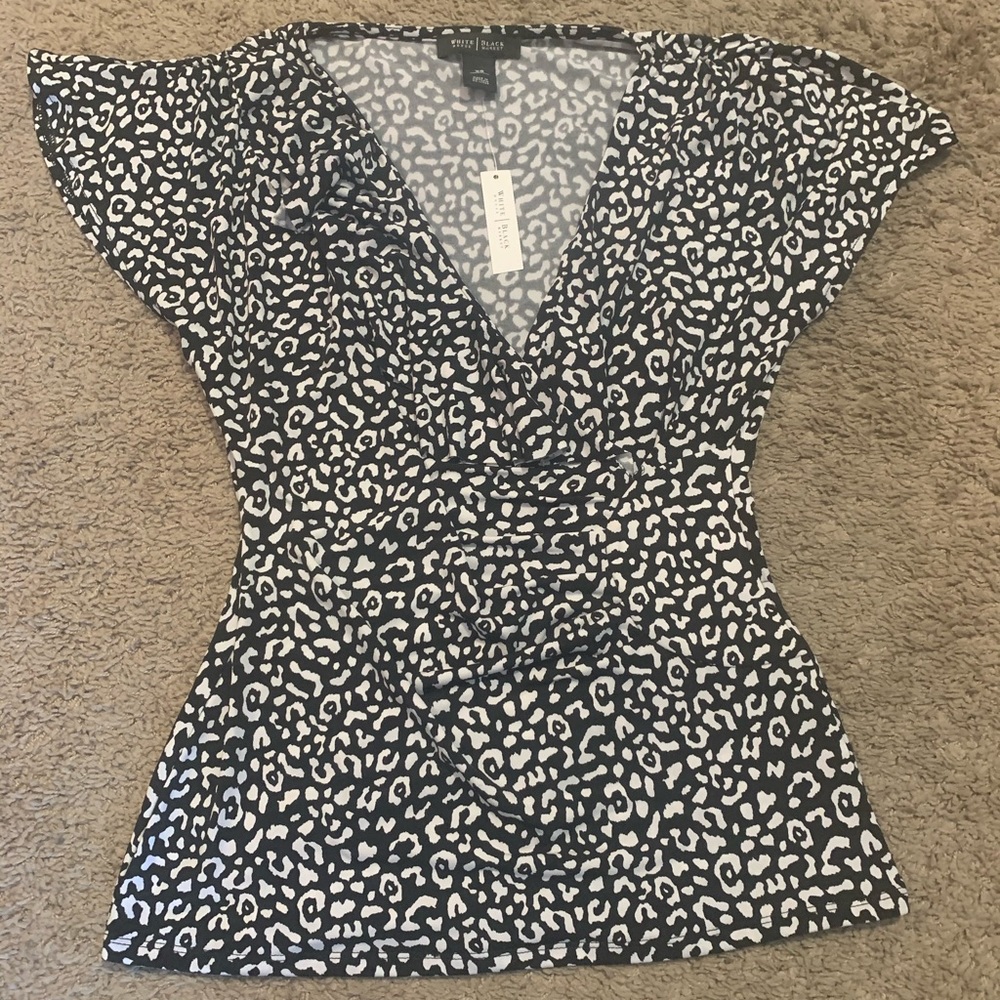 NWT White House Black Market Blouse XS - Picture 1 of 6